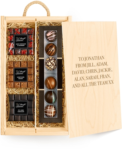 Housewarming Personalised Variety Chocolate Tasting Experience - Ganache Selection